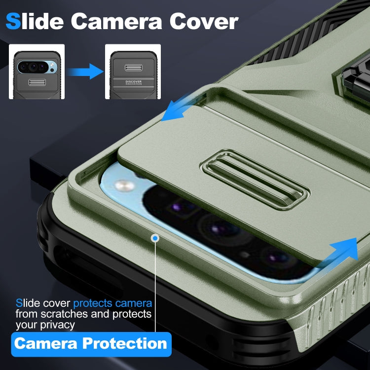 For Google Pixel 10 / 10 Pro / 9 / 9 Pro Sliding Camshield Holder Phone Case