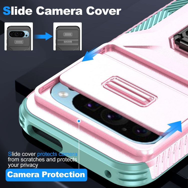 For Google Pixel 10 / 10 Pro / 9 / 9 Pro Sliding Camshield Holder Phone Case