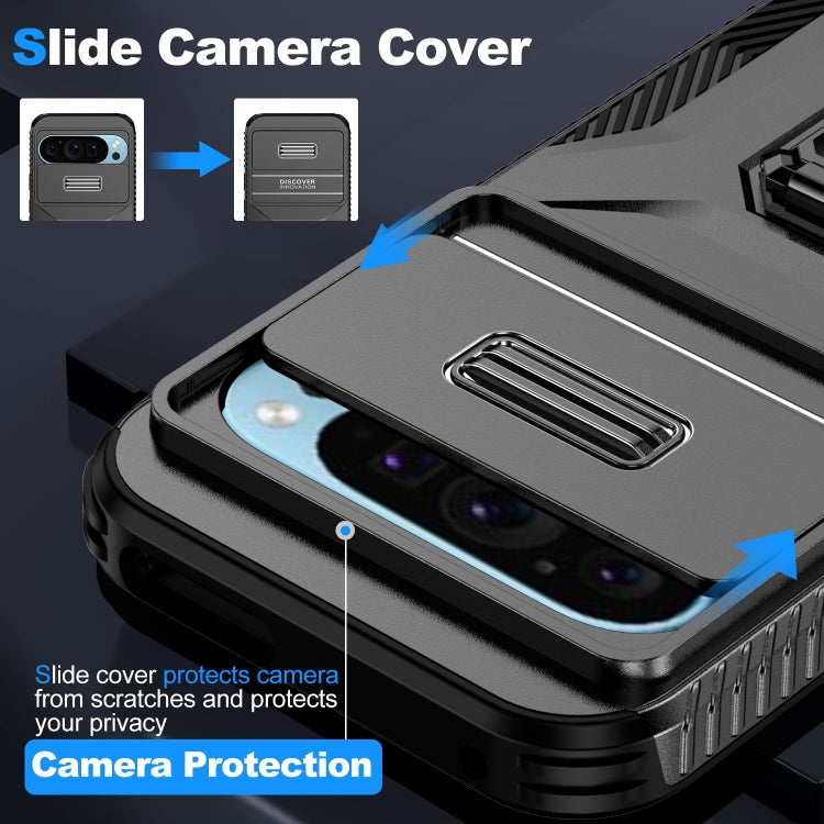 For Google Pixel 10 / 10 Pro / 9 / 9 Pro Sliding Camshield Holder Phone Case