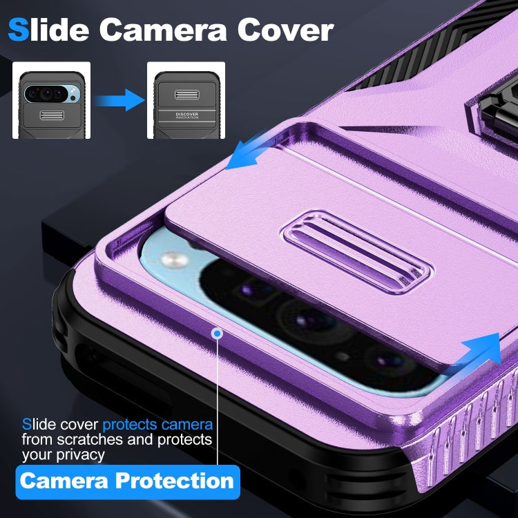 For Google Pixel 10 / 10 Pro / 9 / 9 Pro Sliding Camshield Holder Phone Case