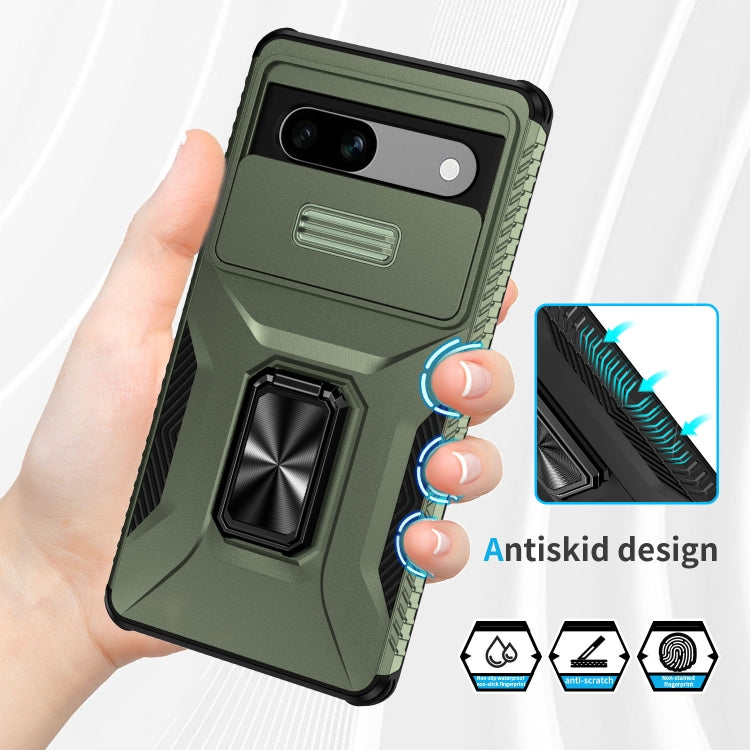 For Google Pixel 7a Sliding Camshield Holder Phone Case