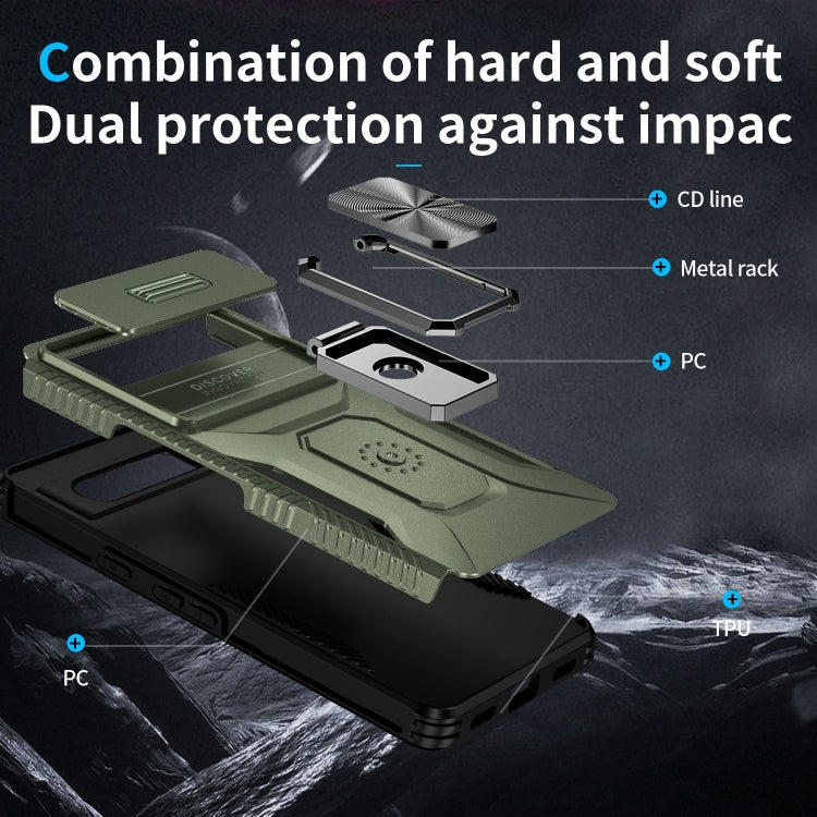 For Google Pixel 7a Sliding Camshield Holder Phone Case