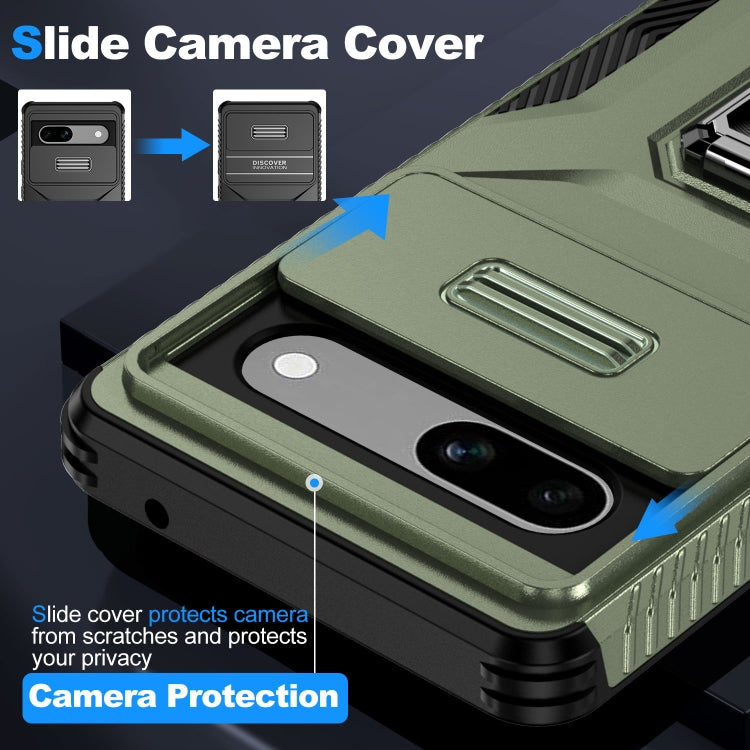 For Google Pixel 7a Sliding Camshield Holder Phone Case