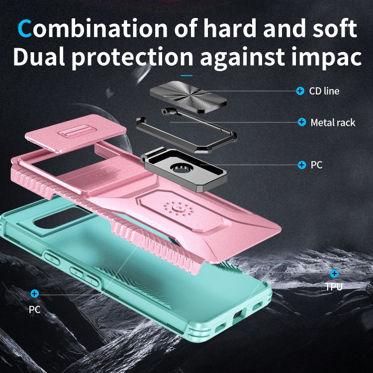 For Google Pixel 7a Sliding Camshield Holder Phone Case