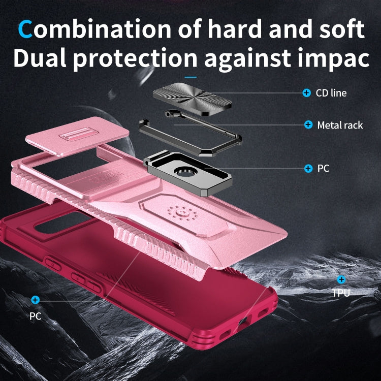 For Google Pixel 7a Sliding Camshield Holder Phone Case