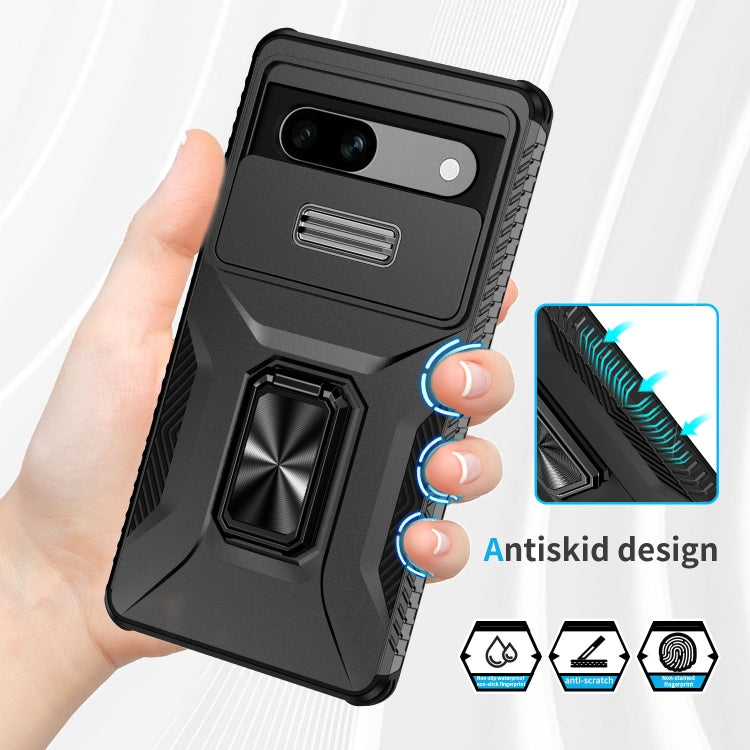 For Google Pixel 7a Sliding Camshield Holder Phone Case