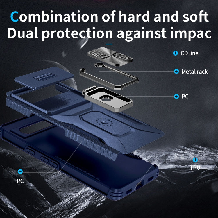 For Google Pixel 7a Sliding Camshield Holder Phone Case