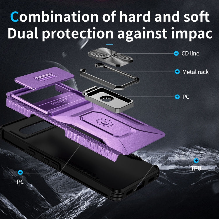 For Google Pixel 7a Sliding Camshield Holder Phone Case