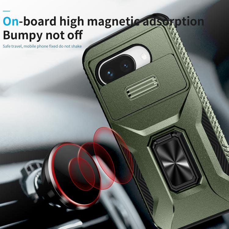 For Google Pixel 9a Sliding Camshield Holder Phone Case