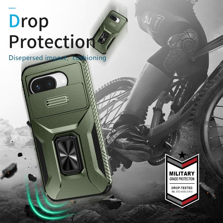 For Google Pixel 9a Sliding Camshield Holder Phone Case