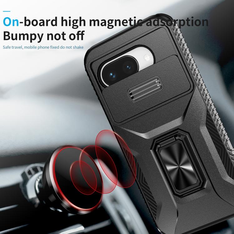 For Google Pixel 9a Sliding Camshield Holder Phone Case