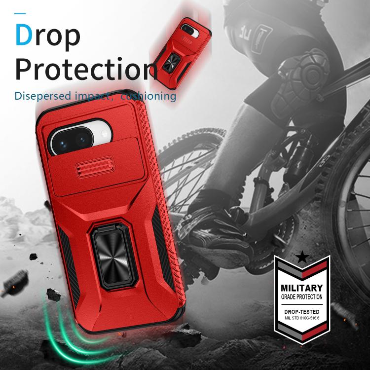 For Google Pixel 9a Sliding Camshield Holder Phone Case