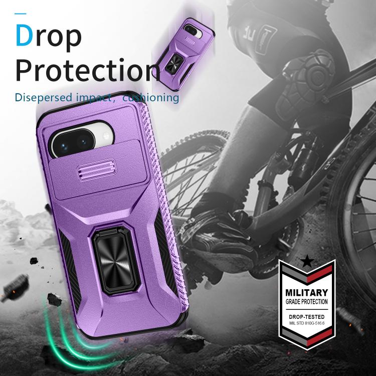 For Google Pixel 9a Sliding Camshield Holder Phone Case