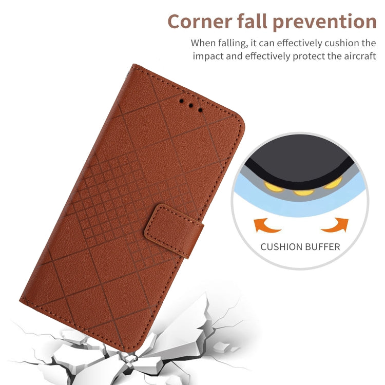 For OnePlus Nord 4 5G Rhombic Grid Texture Leather Phone Case