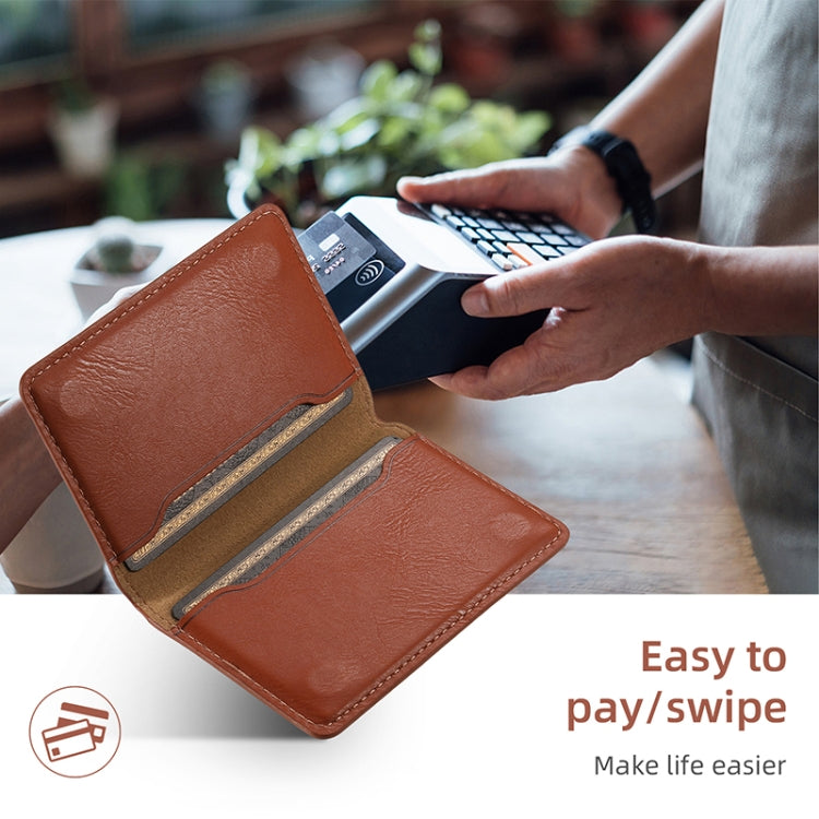 For iPhone 16 Pro Denior Cowhide Texture Leather MagSafe Detachable Wallet Phone Case