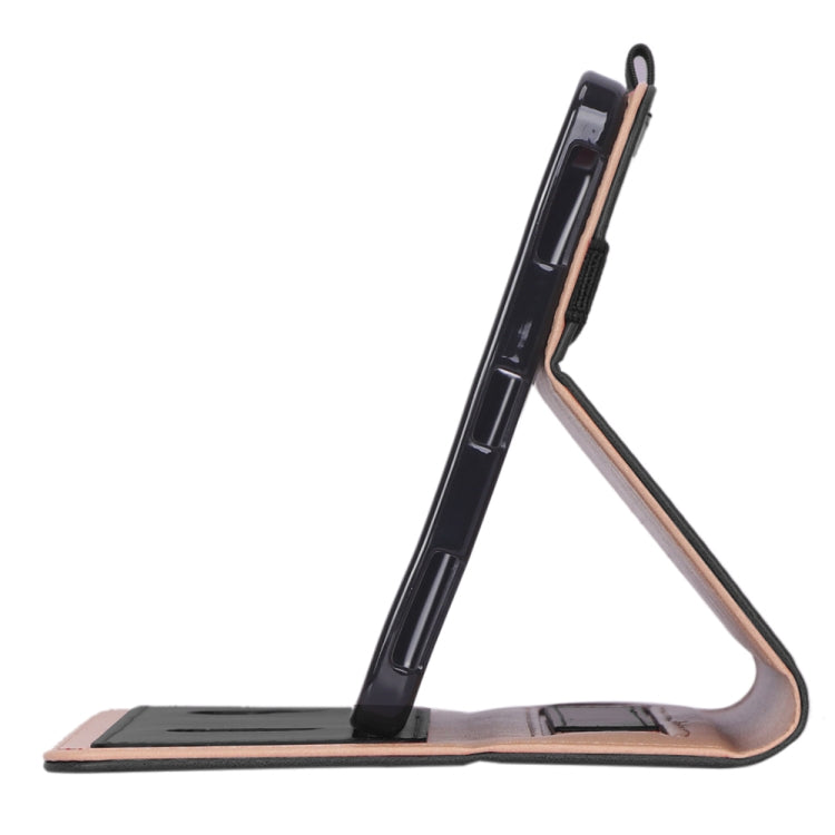 For Samsung Galaxy Tab A7.0 T500 (2020) Retro Texture PU + TPU Horizontal Flip Leather Case with Holder & Card Slots & Hand Strap