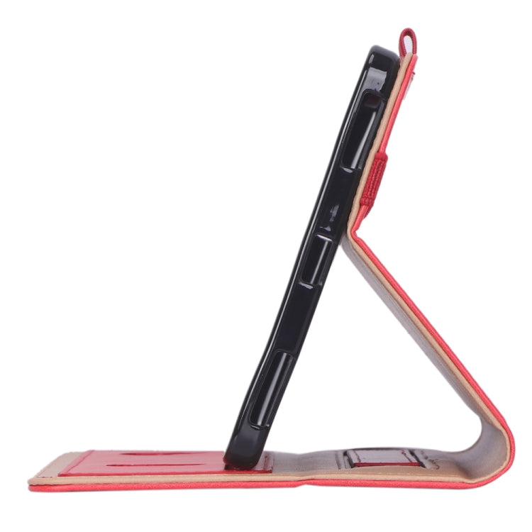 For Samsung Galaxy Tab A7.0 T500 (2020) Retro Texture PU + TPU Horizontal Flip Leather Case with Holder & Card Slots & Hand Strap