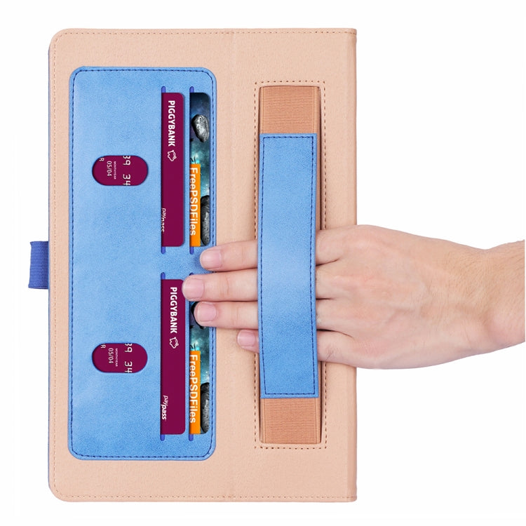 For Samsung Galaxy Tab S7 T870 (2020) Retro Texture PU + TPU Horizontal Flip Leather Case with Holder & Card Slots & Hand Strap