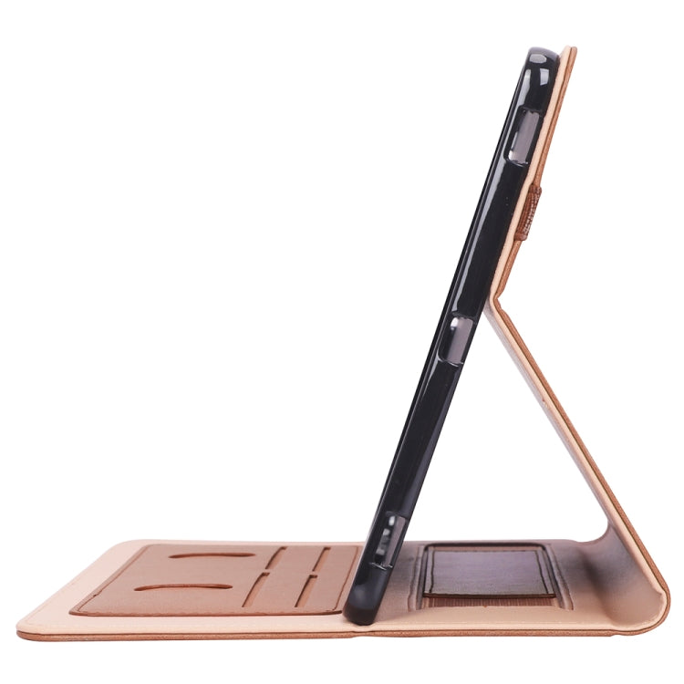 For Samsung Galaxy Tab S7 T870 (2020) Retro Texture PU + TPU Horizontal Flip Leather Case with Holder & Card Slots & Hand Strap