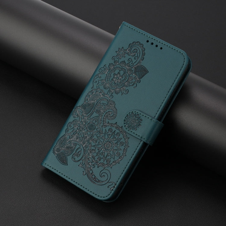 For Honor 200 Lite Global Datura Flower Embossed Flip Leather Phone Case