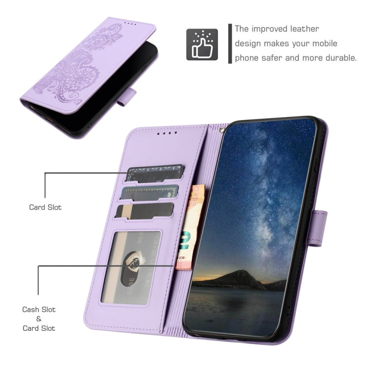 For Honor X9c Global Datura Flower Embossed Flip Leather Phone Case