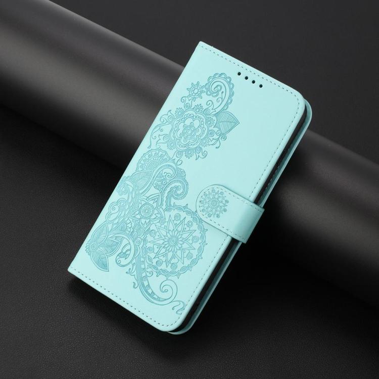 For OnePlus Turbo 6 / 6V Datura Flower Embossed Flip Leather Phone Case