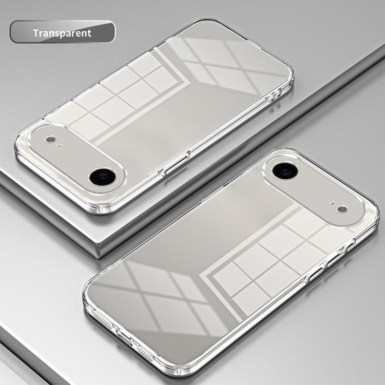 For iPhone Air Transparent Plating Fine Hole Phone Case