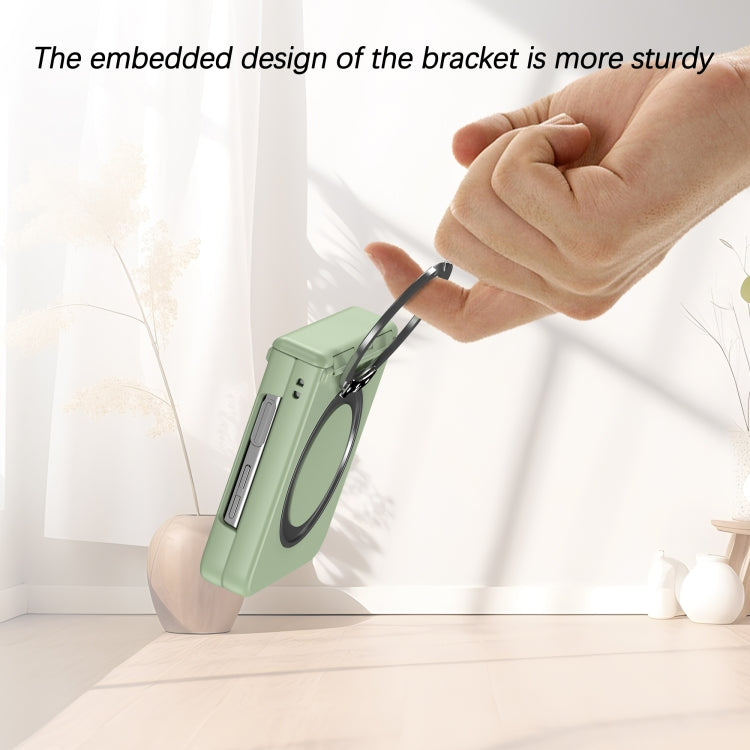 For Samsung Galaxy Z Flip6 / Flip7 FE 360 Degree Stand MagSafe Magnetic All-inclusive Phone Case