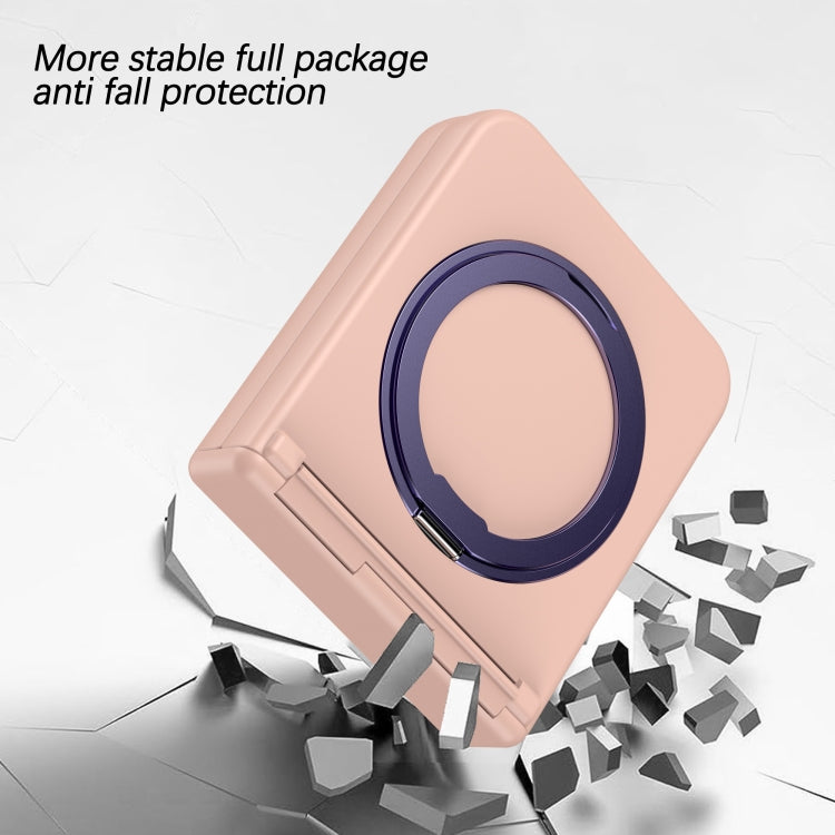 For Samsung Galaxy Z Flip4 5G 360 Degree Stand MagSafe Magnetic All-inclusive Phone Case