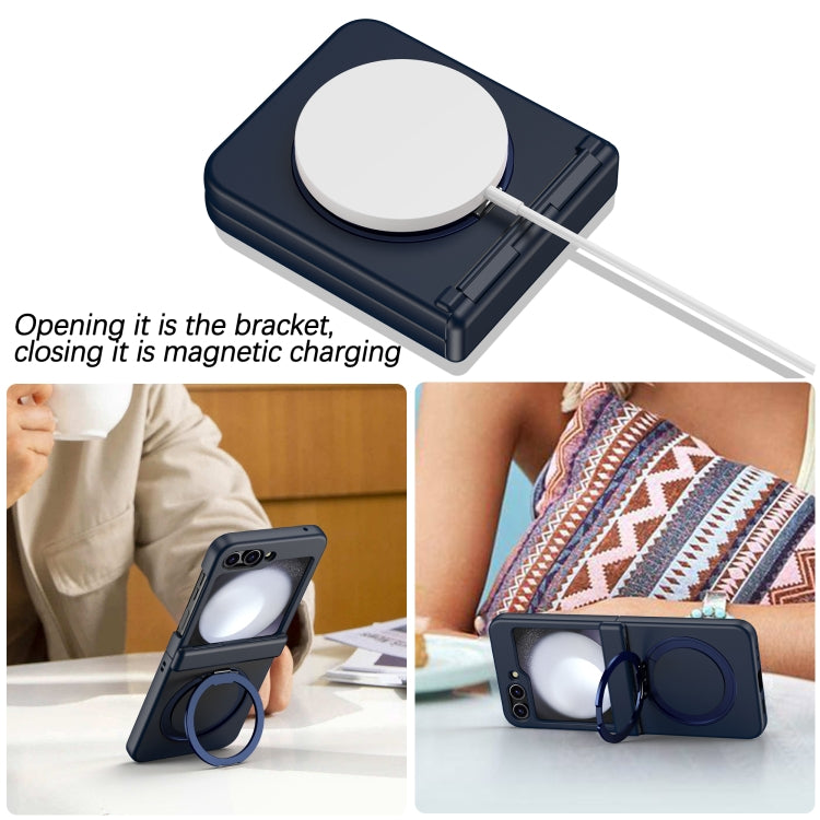 For Samsung Galaxy Z Flip3 5G 360 Degree Stand MagSafe Magnetic All-inclusive Phone Case
