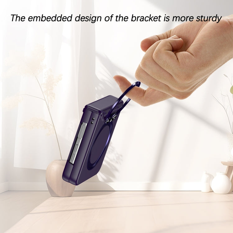For Samsung Galaxy Z Flip3 5G 360 Degree Stand MagSafe Magnetic All-inclusive Phone Case