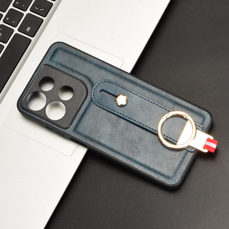 For Motorola Moto G15 / G15 Power 4G Wristband Leather Back Phone Case