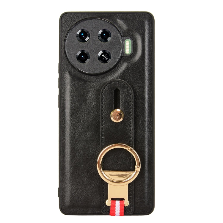 For Tecno Spark 20 Pro+ 5G Wristband Leather Back Phone Case