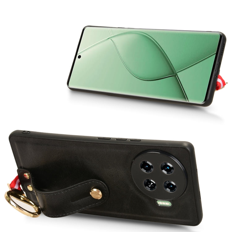 For Tecno Spark 20 Pro+ 5G Wristband Leather Back Phone Case
