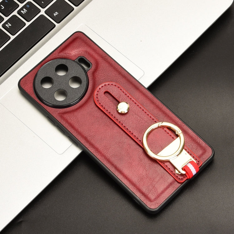 For Tecno Spark 20 Pro+ 5G Wristband Leather Back Phone Case