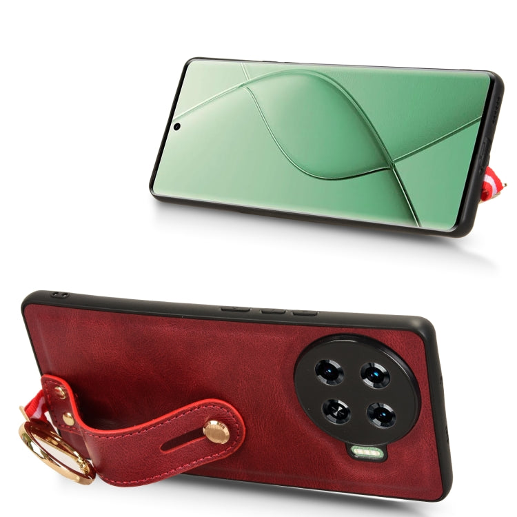 For Tecno Spark 20 Pro+ 5G Wristband Leather Back Phone Case