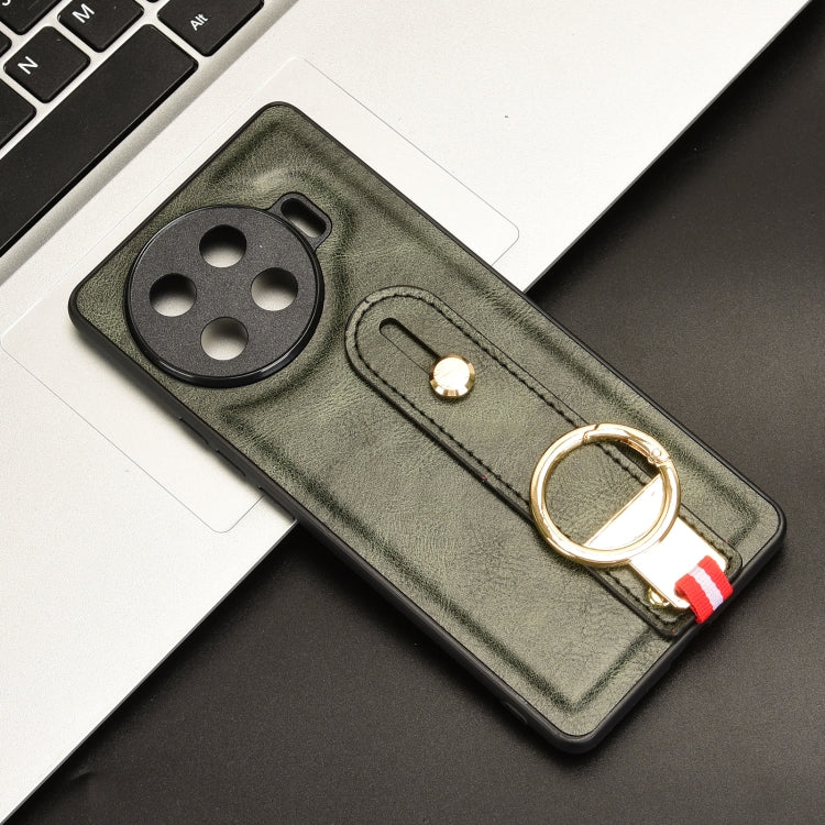 For Tecno Spark 20 Pro+ 5G Wristband Leather Back Phone Case