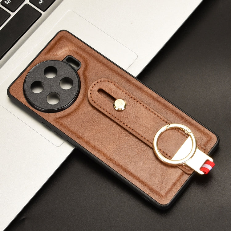 For Tecno Spark 20 Pro+ 5G Wristband Leather Back Phone Case