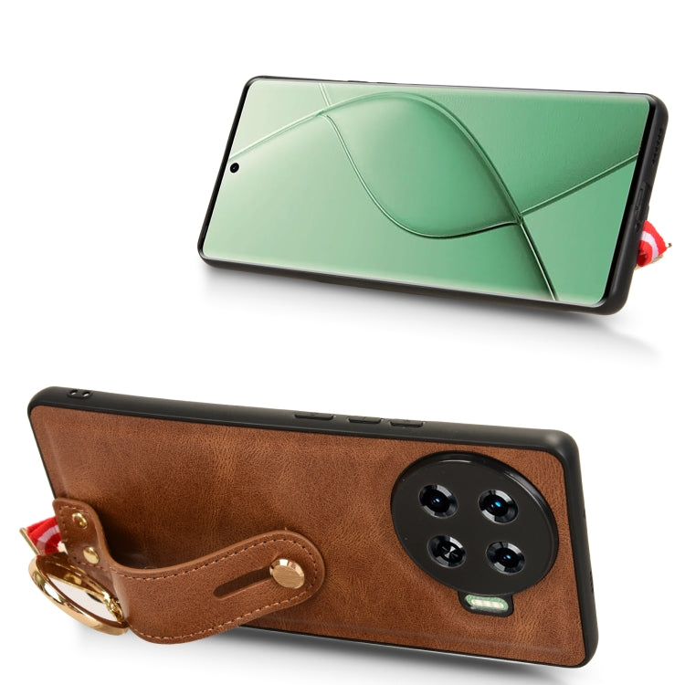 For Tecno Spark 20 Pro+ 5G Wristband Leather Back Phone Case