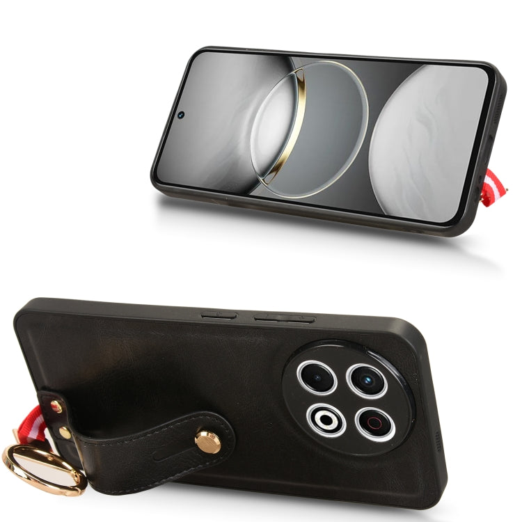 For Tecno Spark 30 Pro 4G Wristband Leather Back Phone Case