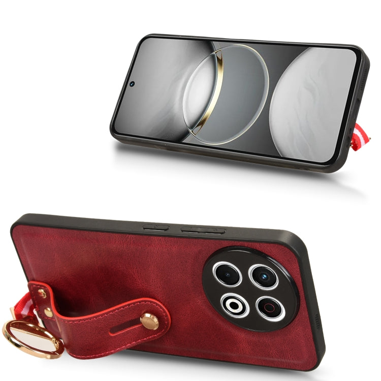 For Tecno Spark 30 Pro 4G Wristband Leather Back Phone Case