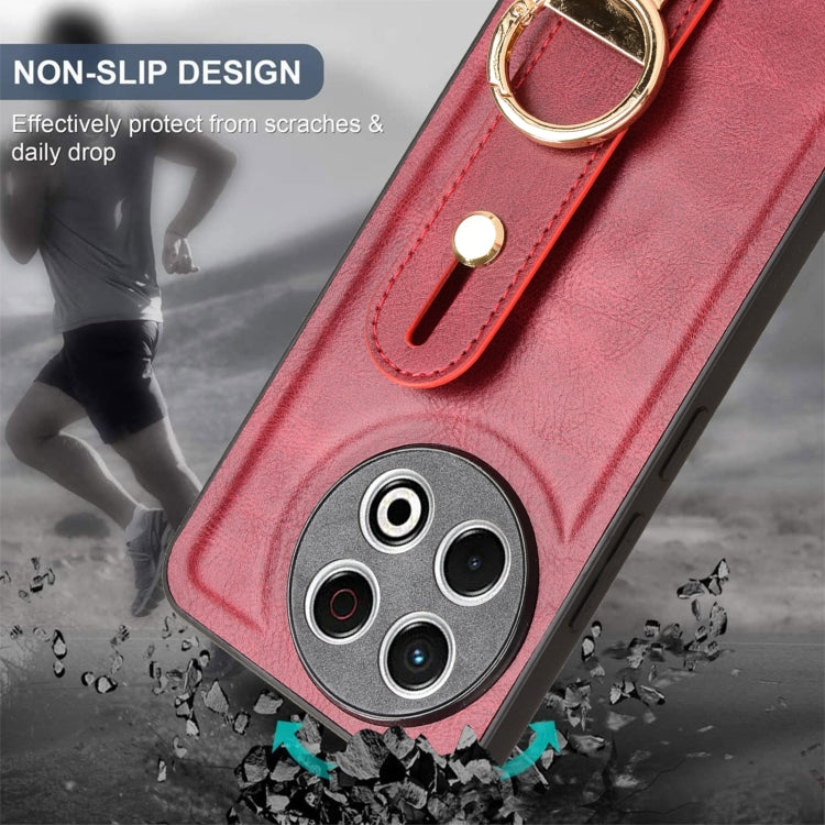 For Tecno Spark 30 Pro 4G Wristband Leather Back Phone Case