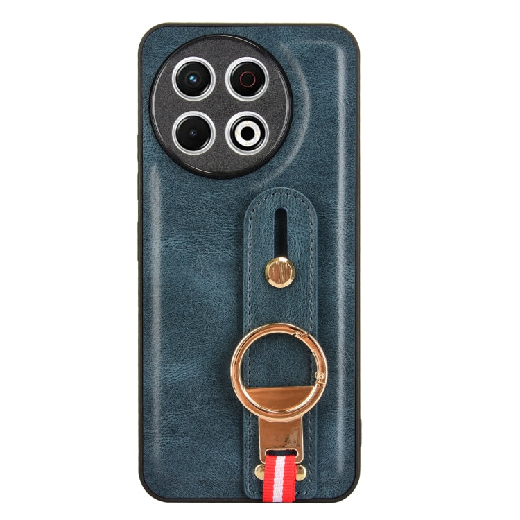For Tecno Spark 30 Pro 4G Wristband Leather Back Phone Case
