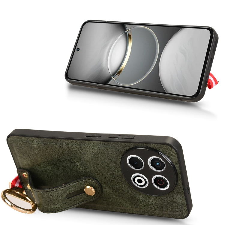 For Tecno Spark 30 Pro 4G Wristband Leather Back Phone Case