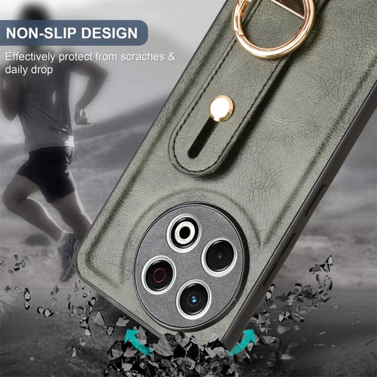 For Tecno Spark 30 Pro 4G Wristband Leather Back Phone Case