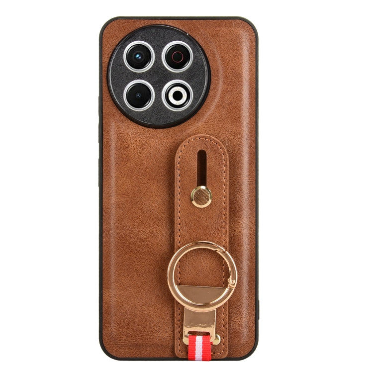 For Tecno Spark 30 Pro 4G Wristband Leather Back Phone Case