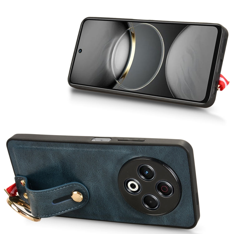 For Tecno Spark 30 4G Wristband Leather Back Phone Case
