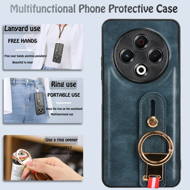 For Tecno Spark 30 4G Wristband Leather Back Phone Case