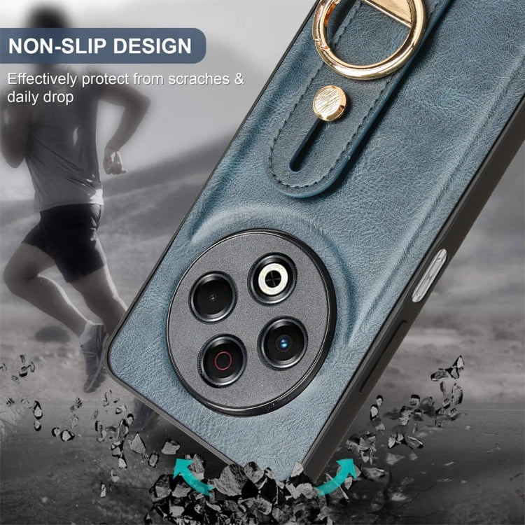 For Tecno Spark 30 4G Wristband Leather Back Phone Case