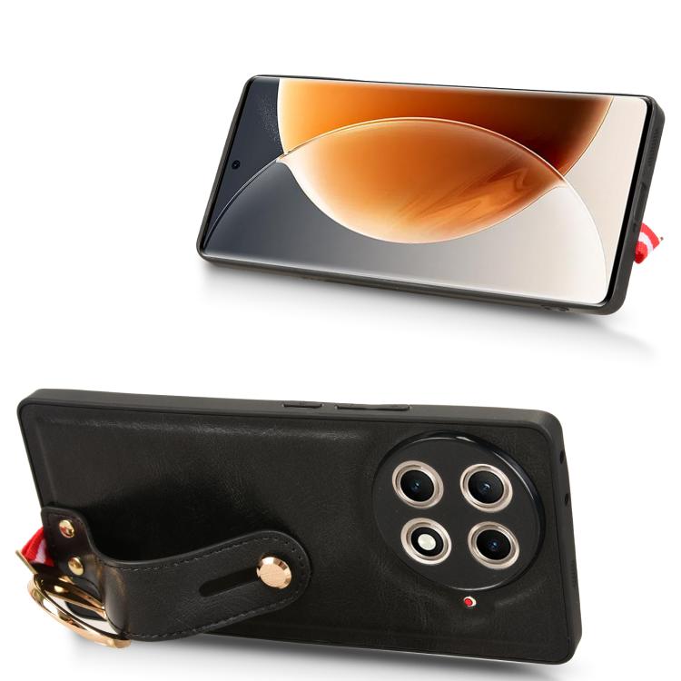 For Tecno Camon 30S / 30S Pro Wristband Leather Back Phone Case